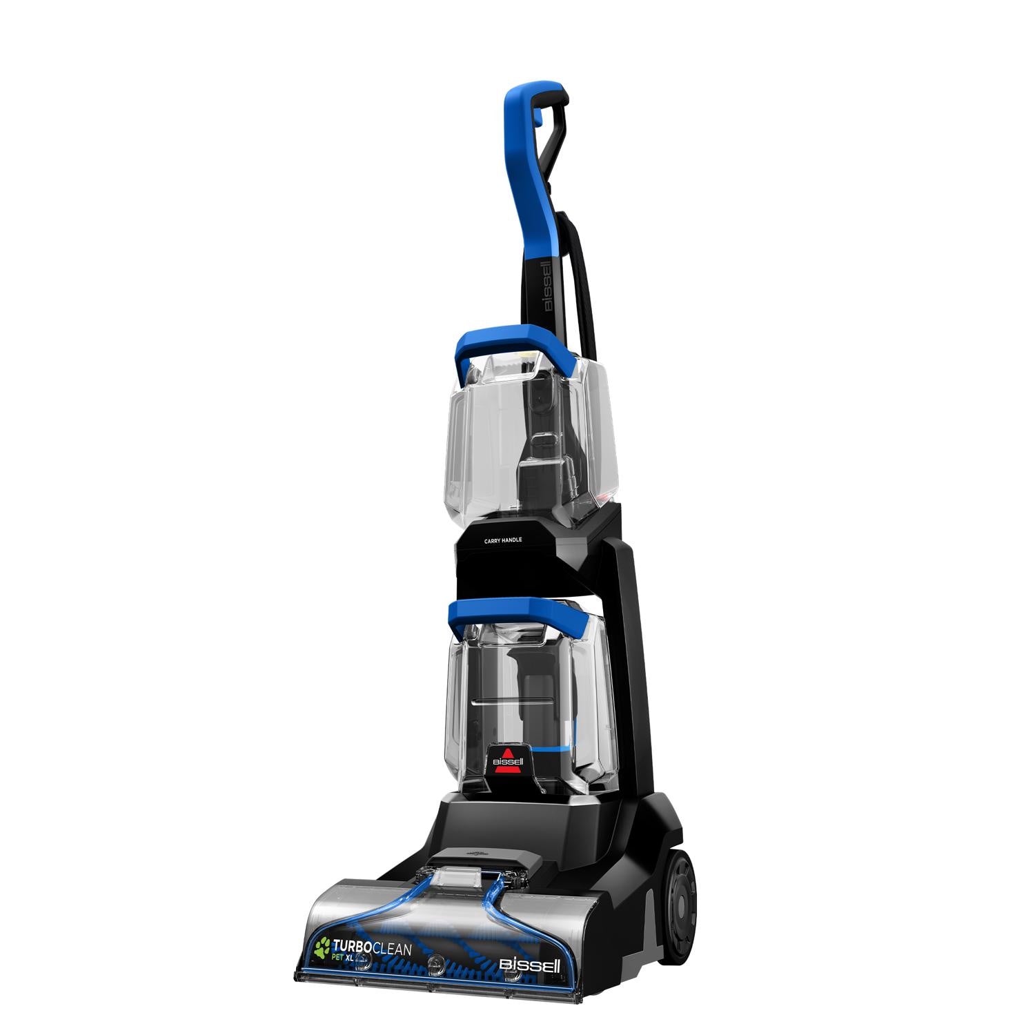 BISSELL - TurboClean Pet XL - Black with Colbalt Blue Accents - Bellso